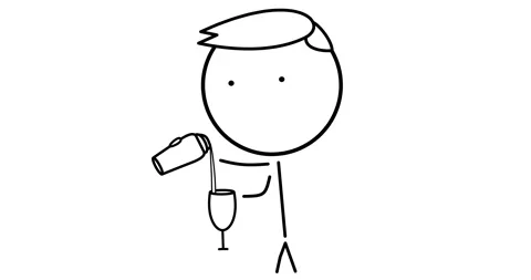 Bartender walks with a cocktail Stock Footage 295879504