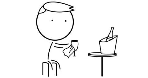 Bartender wipes a glass Stock Footage 295888535