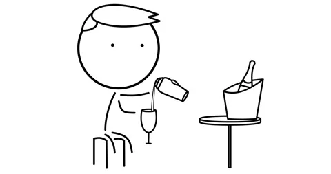 Bartender at work at a bar Stock Footage 295879442