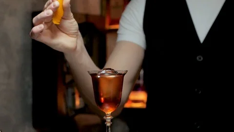 Bartenders at work Stock Footage 108554545