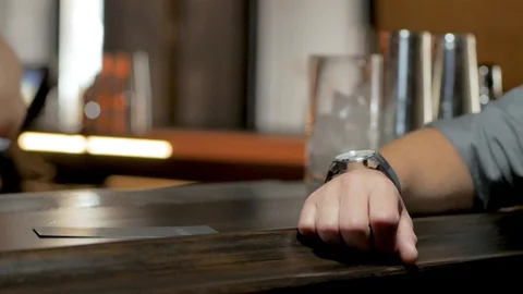 Bartenders at work Stock Footage 108554580