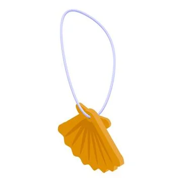 Barter necklace icon isometric vector. Money exchange Ilustración de archivo