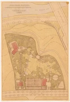 Barth Erwin (1880-1933), Park Appendix Dr. Wächter in Berlin-Charlottenbur.. 库存照片