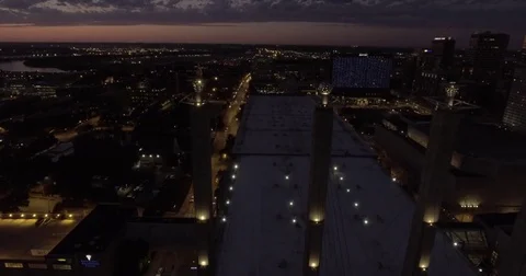 Bartle Hall Drift past Stock Footage 71989769