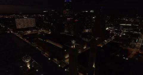 Bartle Hall Drone Flyover Stock Footage 71989506