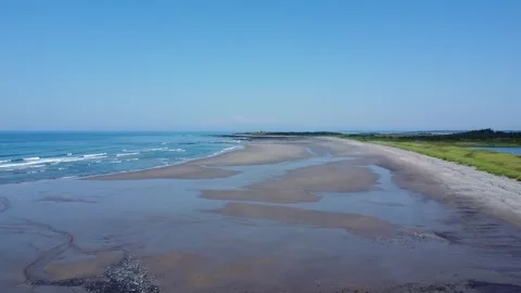 Bartlett Beach, Nova Scotia, Canada Stock Footage 312706497