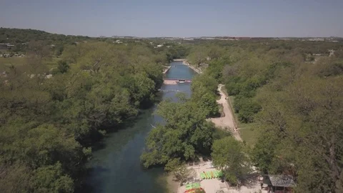 Barton Creek in Austin, Texas Stock-Footage 88588151