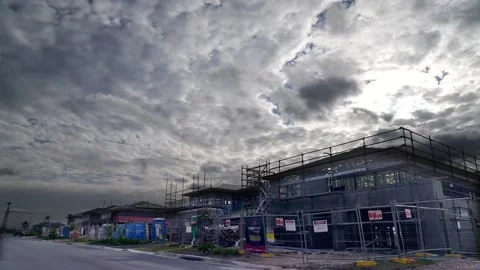 BARTON RIDGE CONSTR TLAPSE 2 Stock Footage 162953593