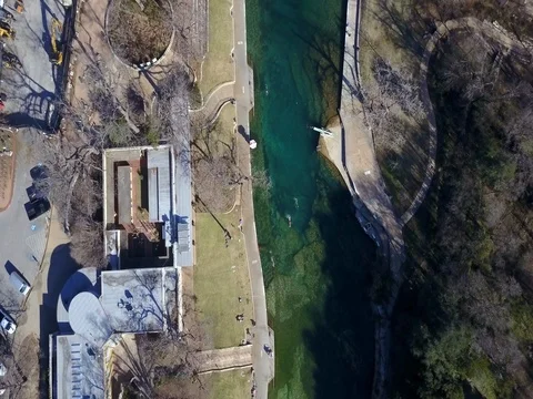 Barton Springs in Austin Texas Stock Footage 72389557
