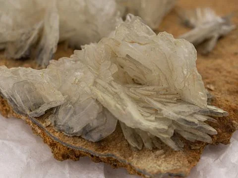 Baryte mineral sample Foto stock