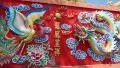 Bas-relief of crane and dragon on Pratumnak Hill in Pattaya, Thailand HD Footage