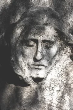Bas-relief of Jesus Stock Photos