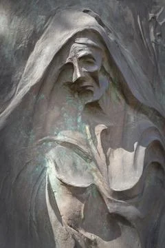 Bas-relief of Jesus Stock Photos