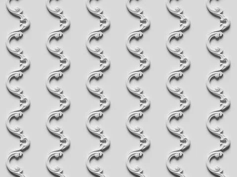 Bas-relief seamless texture consisting of various elements 스톡 사진