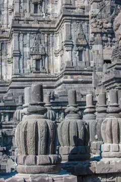 Bas-reliefs of prambanan temple, java, indonesia Fotos de archivo