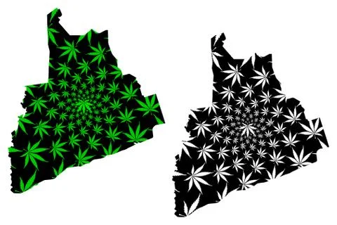 Bas-Sassandra District (Ivory Coast, Republic of Cote dIvoire) map is designe Stock Illustration