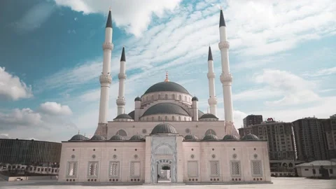 Basaksehir Mosque timelapse Stock Footage 150807873