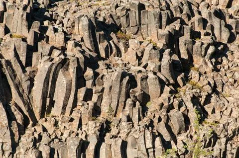 Basalt column Foto stock