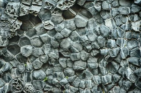 Basalt column Foto stock