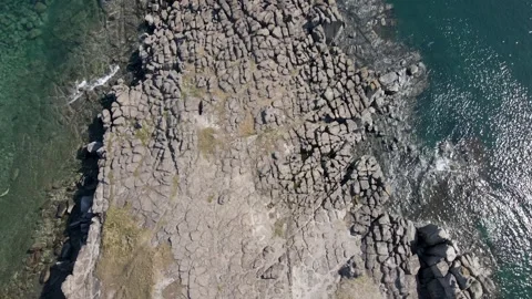 Basalt Columns of Bruce Cape Stock-Footage 316804770