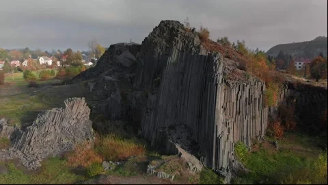 Basalt is an extrusive volcanic rock Stock Footage 144664141