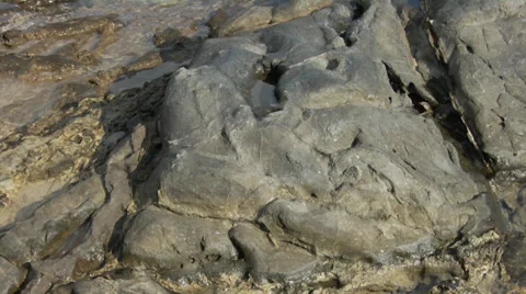 Basalt rock formations Stock-Footage 32303106