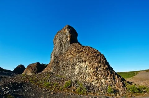 Basalt rock Foto stock
