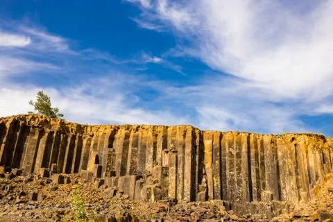 Basalt rocks formations Stock Photos