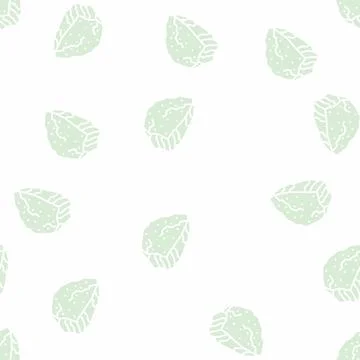 Basalt stone rock glyph seamless pattern Stock Illustration