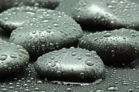 Basalt stones Stock Photos