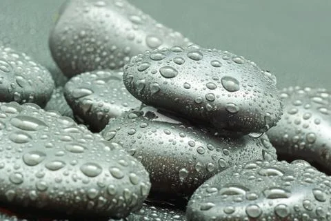 Basalt stones Stock Photos