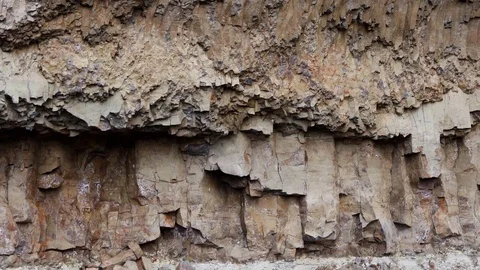 Basalt in Yellowstone, 4K Stock Footage 77213647