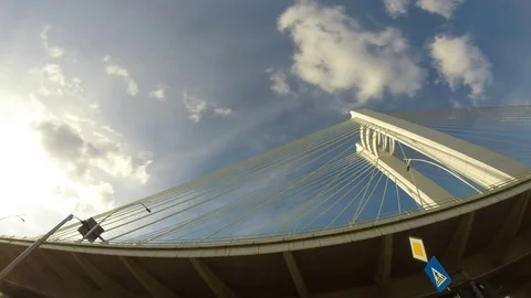 The Basarab Overpass Bucharest Stock-Footage 75986062