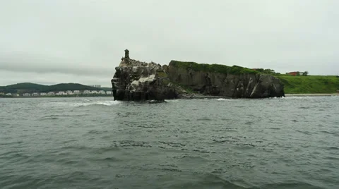 Basargin Cape Rocks Stock Footage 35064998