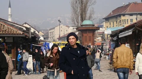Bascarsija with People 動画素材 46939717