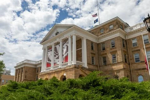 Bascom Hall at UW-Madison Stock Photos