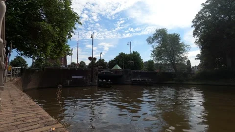 Bascule Bridge Leeuwarden Stock Footage 157759065