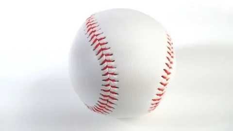 Base Ball isolated turn around Stock Footage 281253930