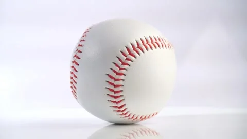 Base Ball isolated - Turn around Stock Footage 285599397