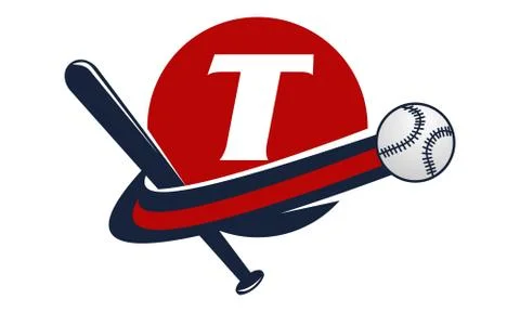 Base Ball Letter T Stock-Illustration