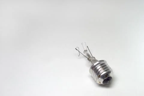 The base of the broken bulb Stock Photos