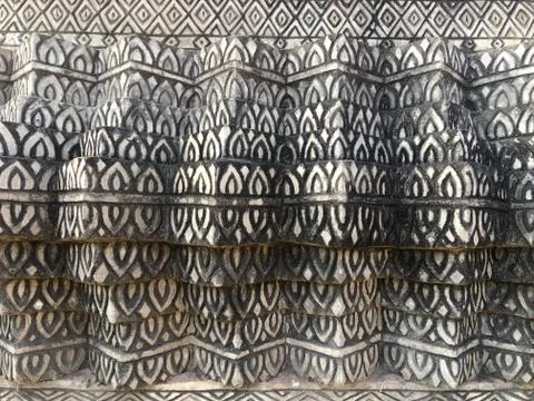 The base of the Buddha image 写真素材