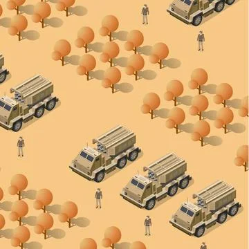 The base camp object for building design army Stock Illustration