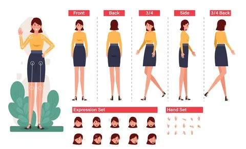 Base Character Female Stock Illustration