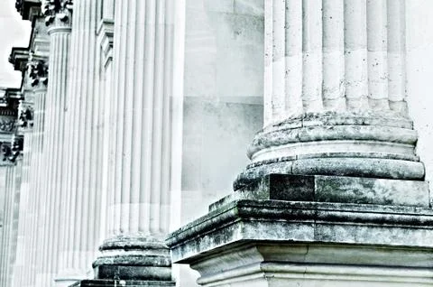 Base of columns Stock Photos