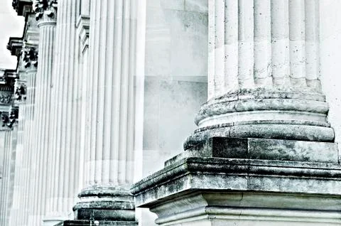 Base of columns Stock Photos