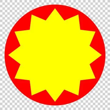 The base design of the discount sticker Stock Illustration