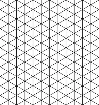Base grid Mitsukude for patterns Kumiko.Black and white Stock Illustration