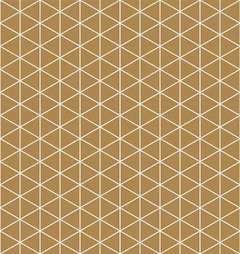 Base grid Mitsukude for patterns Kumiko.Brown colorbackground. Stock Illustration