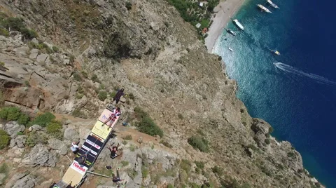 Base Jumpers at Butterfly Valley Видео 62964531